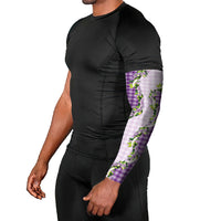 Violet Hawaii Palaka Arm Sleeves Maile Pikake Honohono Orchid Lei LT05 - Polynesian Pride