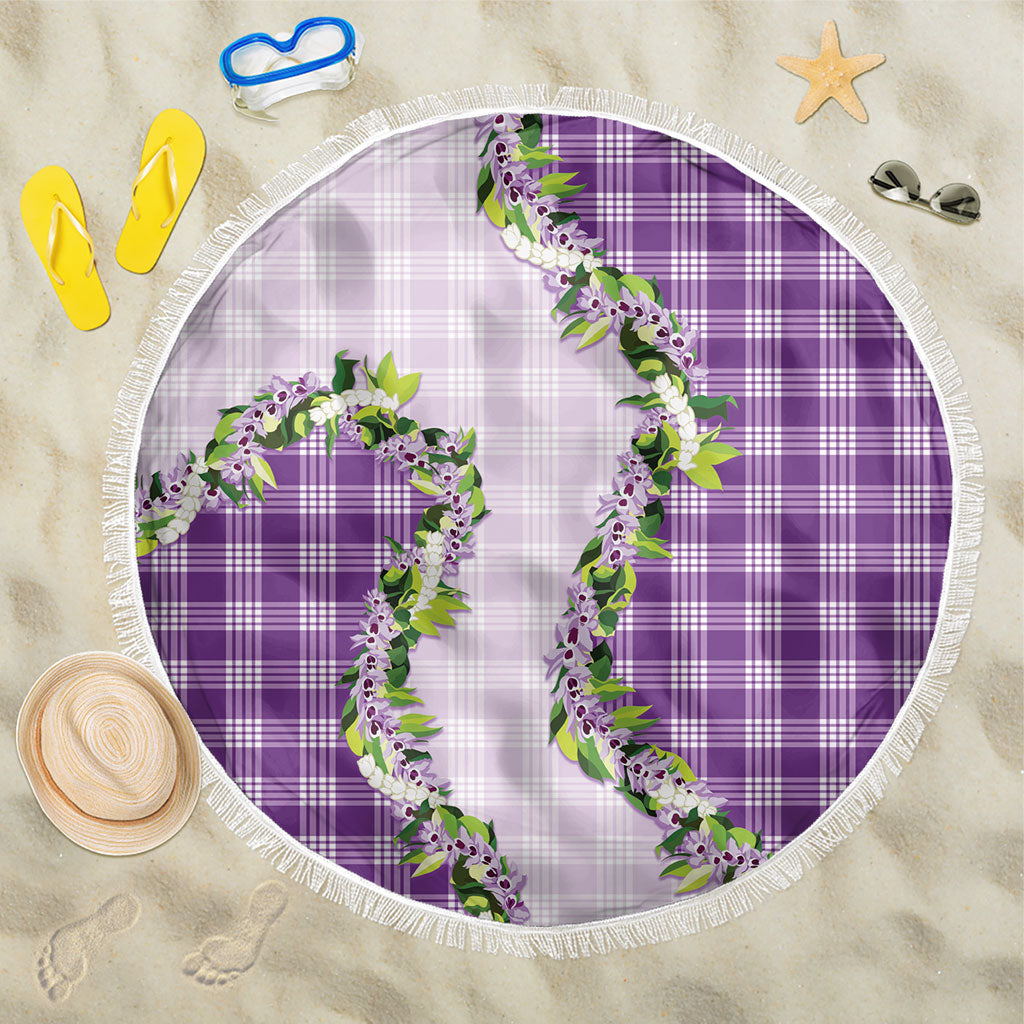 Violet Hawaii Palaka Beach Blanket Maile Pikake Honohono Orchid Lei