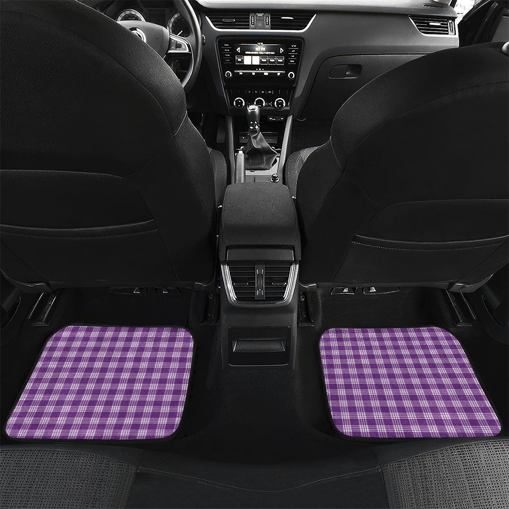 Violet Hawaii Palaka Car Mats Maile Pikake Honohono Orchid Lei