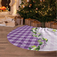 Violet Hawaii Palaka Tree Skirt Maile Pikake Honohono Orchid Lei LT05 - Polynesian Pride