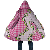 Pink Hawaii Palaka Cloak Maile Pikake Honohono Orchid Lei LT05 Unisex Pink - Polynesian Pride