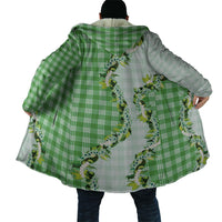 Green Hawaii Palaka Cloak Maile Pikake Honohono Orchid Lei LT05 - Polynesian Pride