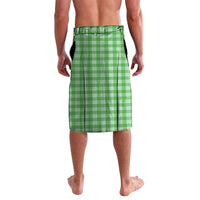 Green Hawaii Palaka Lavalava Maile Pikake Honohono Orchid Lei LT05 - Polynesian Pride