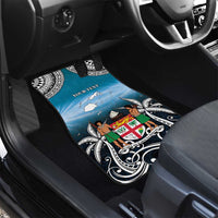 Happy 54th Fiji Day Car Mats Forever Fiji With Tapa Tribal Pattern LT05 - Polynesian Pride