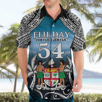 Personalised Happy 54th Fiji Day Hawaiian Shirt Forever Fiji With Tapa Tribal Pattern LT05 - Polynesian Pride