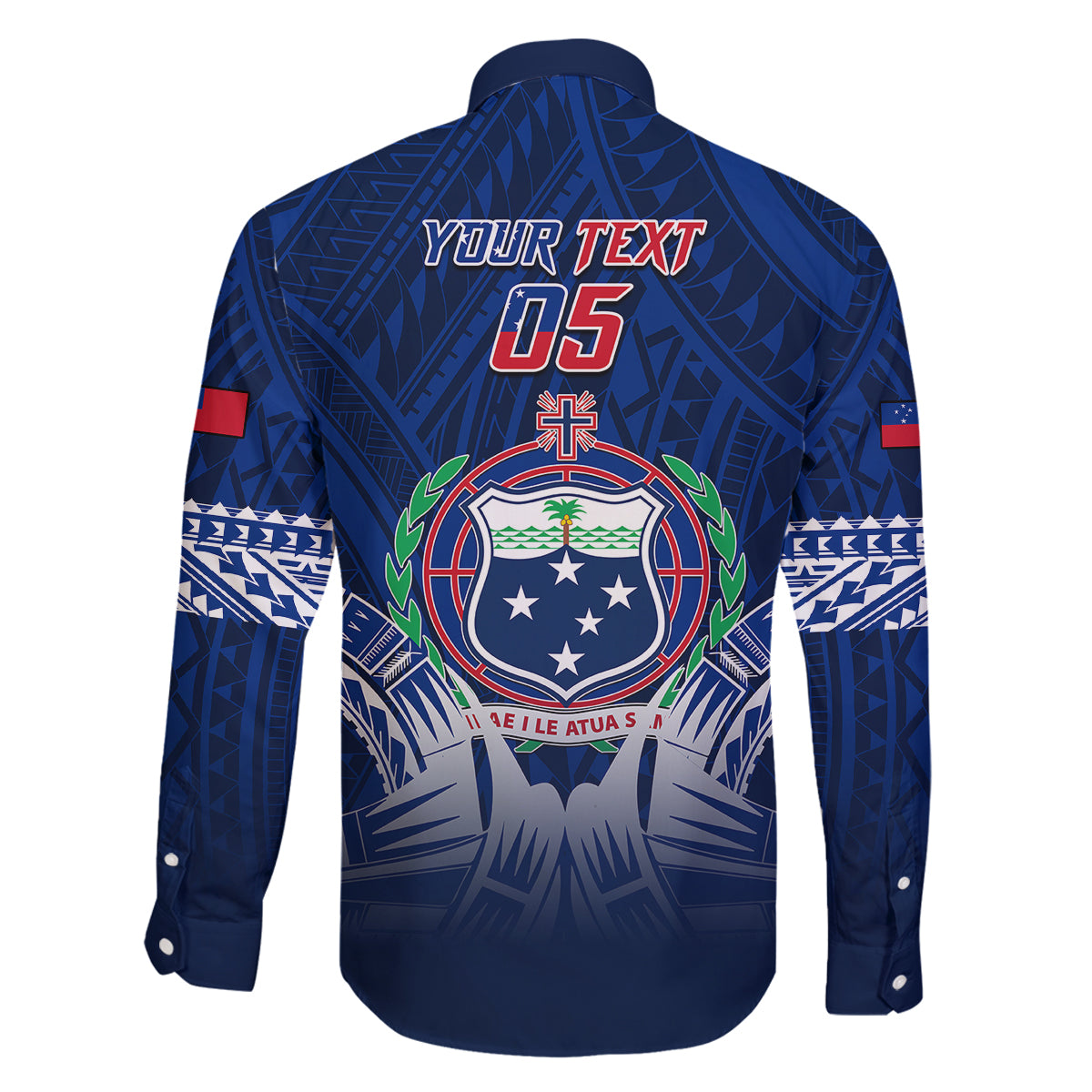 Custom Samoa Rugby Family Matching Tank Maxi Dress and Hawaiian Shirt World Cup 2023 Coat Of Arms With Polynesian Pattern LT05 - Polynesian Pride