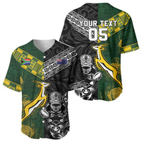 Rugby New Zealand South Africa Baseball Jersey Maori Tiki Springboks Together