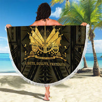 Haiti 1804 Beach Blanket Polynesian Gold Neg Maron