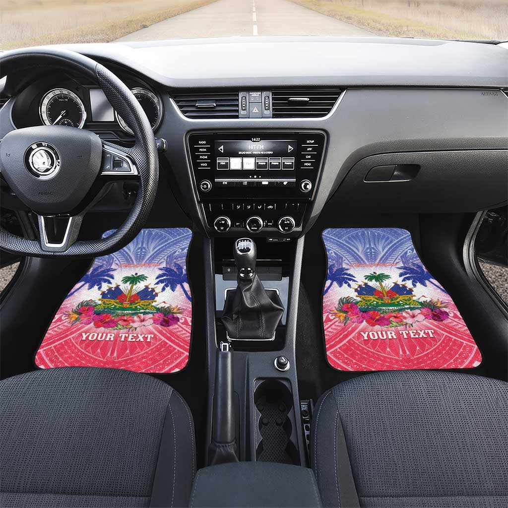 Haiti Independence Day Car Mats Neg Maron Polynesian Style LT05