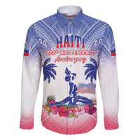 Personalised Haiti Independence Day Family Matching Puletasi and Hawaiian Shirt Neg Maron Polynesian Style LT05 - Polynesian Pride