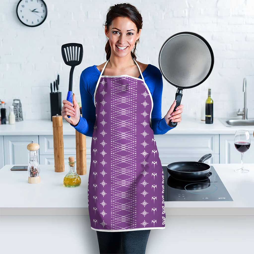 Purple Samoa Malu Tattoo Inspired Apron - Polynesian Pride