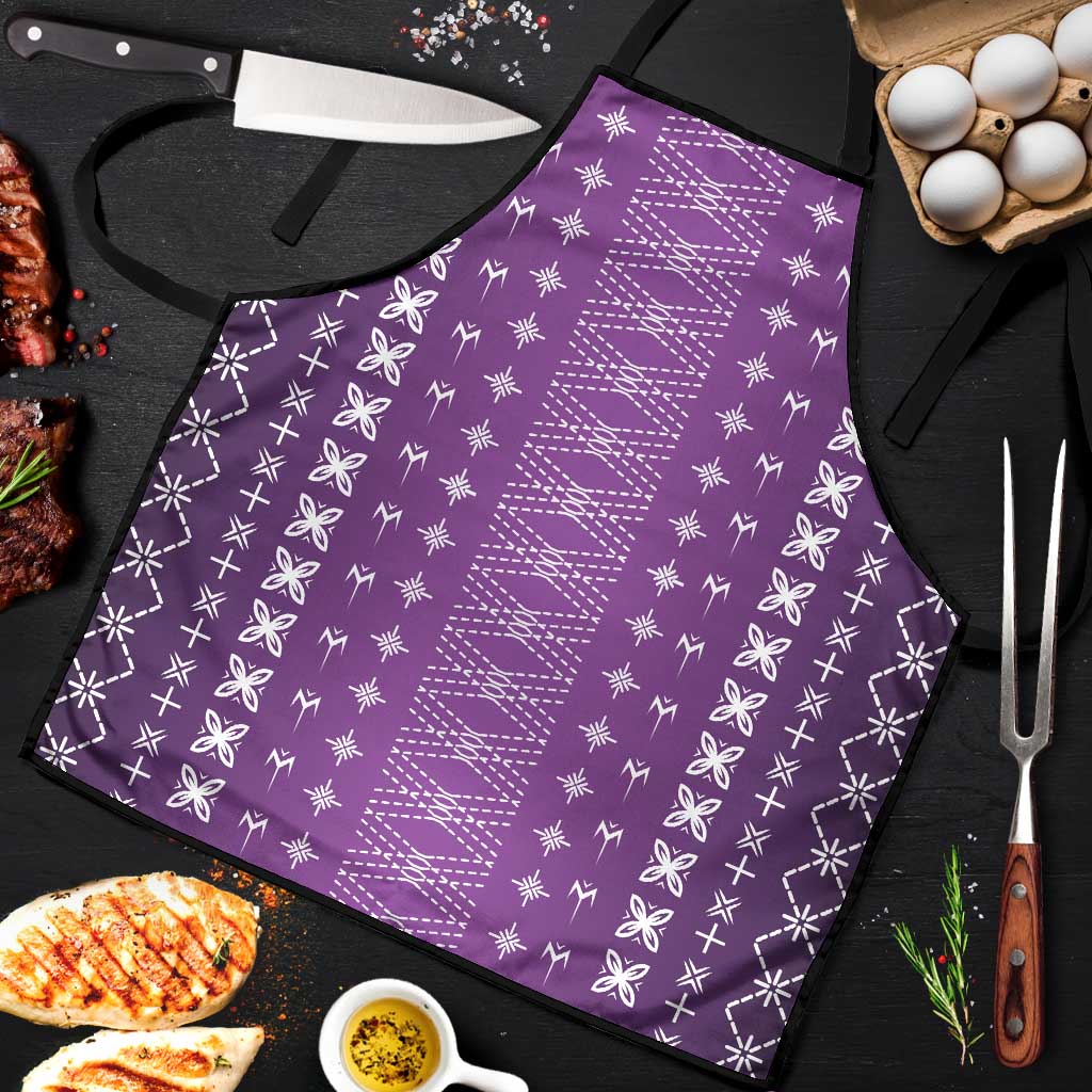 Purple Samoa Malu Tattoo Inspired Apron - Polynesian Pride