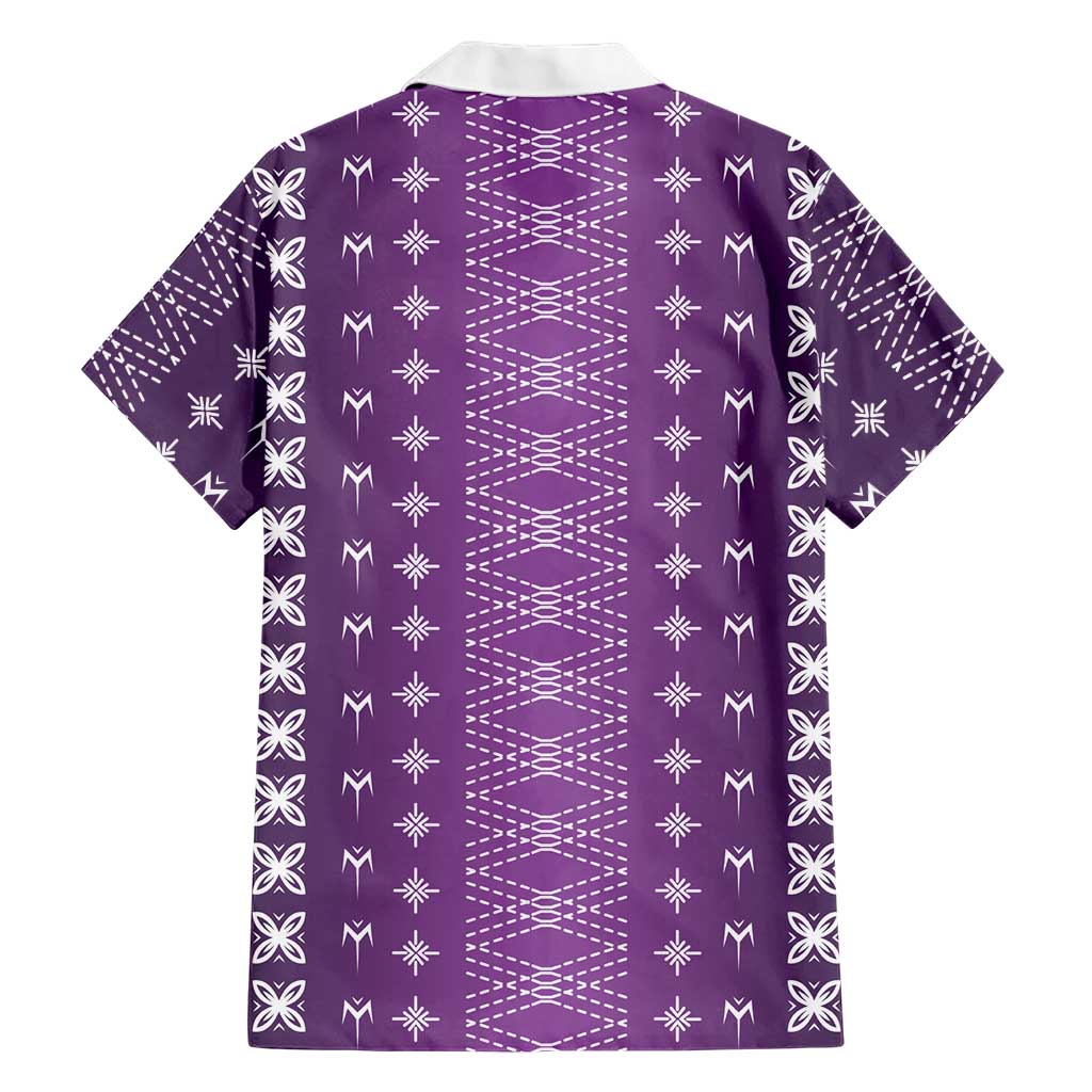 Purple Samoa Malu Tattoo Inspired Hawaiian Shirt - Polynesian Pride