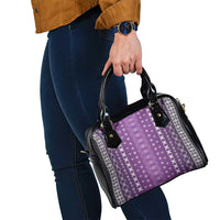 Purple Samoa Malu Tattoo Inspired Shoulder Handbag - Polynesian Pride