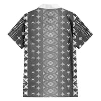 Black Samoa Malu Tattoo Inspired Family Matching Mermaid Dress and Hawaiian Shirt LT05 - Polynesian Pride