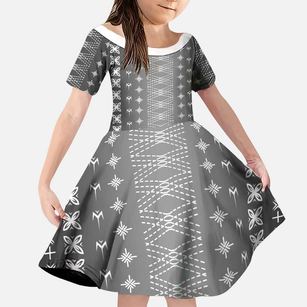 Black Samoa Malu Tattoo Inspired Family Matching Summer Maxi Dress and Hawaiian Shirt - Polynesian Pride