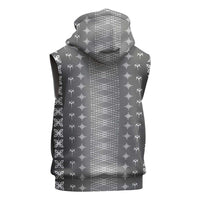 Black Samoa Malu Tattoo Inspired Sleeveless Hoodie - Polynesian Pride