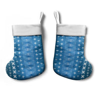 Blue Samoa Malu Tattoo Inspired Christmas Stocking - Polynesian Pride