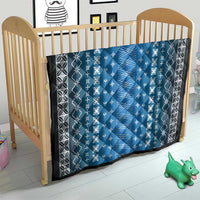 Blue Samoa Malu Tattoo Inspired Quilt - Polynesian Pride