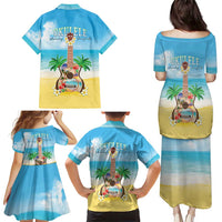 Hawaiian Ukulele Family Matching Puletasi and Hawaiian Shirt Sound Of Happiness LT05 - Polynesian Pride