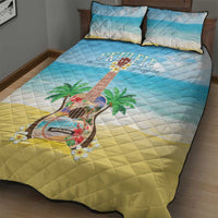 Hawaiian Ukulele Quilt Bed Set Sound Of Happiness LT05 - Polynesian Pride