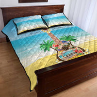 Hawaiian Ukulele Quilt Bed Set Sound Of Happiness LT05 - Polynesian Pride