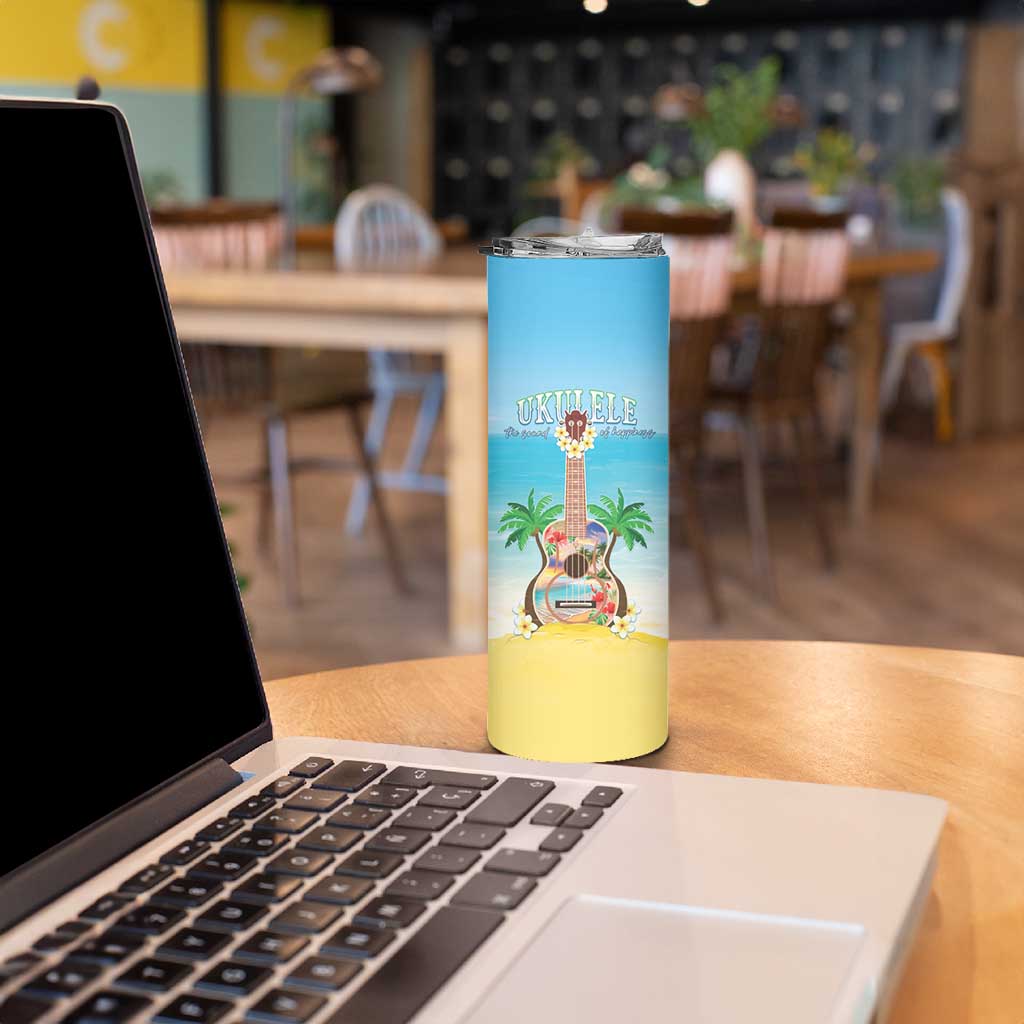 Hawaiian Ukulele Skinny Tumbler Sound Of Happiness LT05 - Polynesian Pride