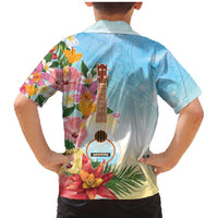 National Ukulele Day Family Matching Mermaid Dress and Hawaiian Shirt Tropical Vibe LT05 - Polynesian Pride