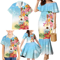 National Ukulele Day Family Matching Mermaid Dress and Hawaiian Shirt Tropical Vibe LT05 - Polynesian Pride