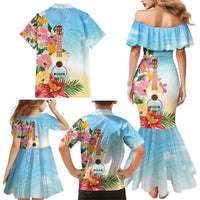 National Ukulele Day Family Matching Mermaid Dress and Hawaiian Shirt Tropical Vibe LT05 - Polynesian Pride