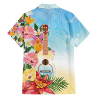 National Ukulele Day Family Matching Tank Maxi Dress and Hawaiian Shirt Tropical Vibe LT05 - Polynesian Pride