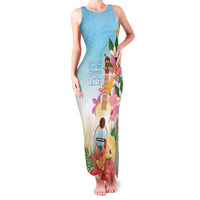 National Ukulele Day Family Matching Tank Maxi Dress and Hawaiian Shirt Tropical Vibe LT05 Mom's Dress Colorful - Polynesian Pride