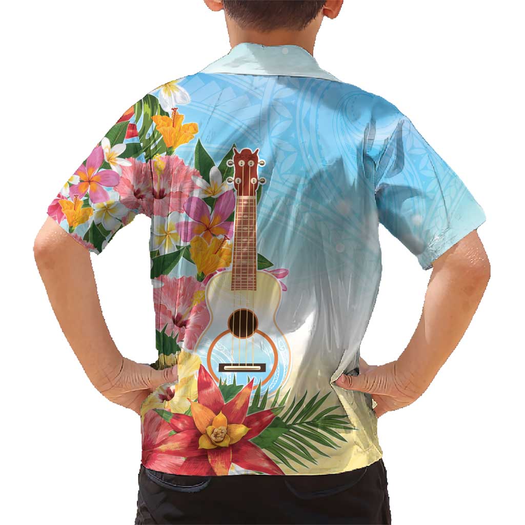 National Ukulele Day Kid Hawaiian Shirt Tropical Vibe LT05 - Polynesian Pride