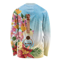 National Ukulele Day Long Sleeve Shirt Tropical Vibe