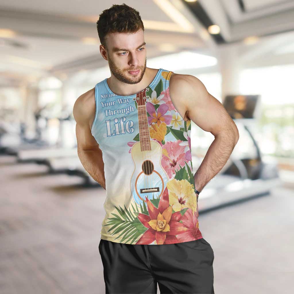 National Ukulele Day Men Tank Top Tropical Vibe LT05 Colorful - Polynesian Pride