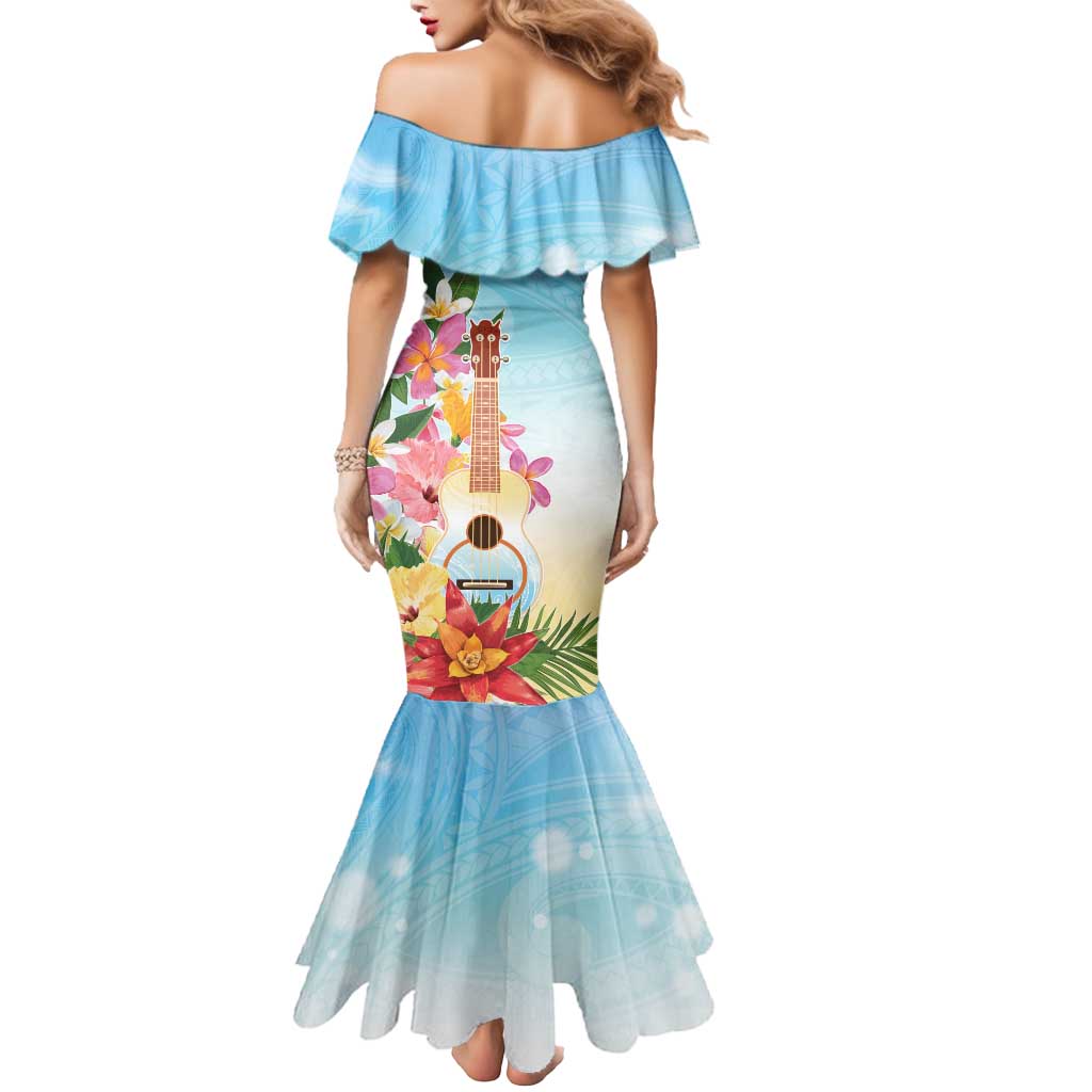 National Ukulele Day Mermaid Dress Tropical Vibe LT05 - Polynesian Pride