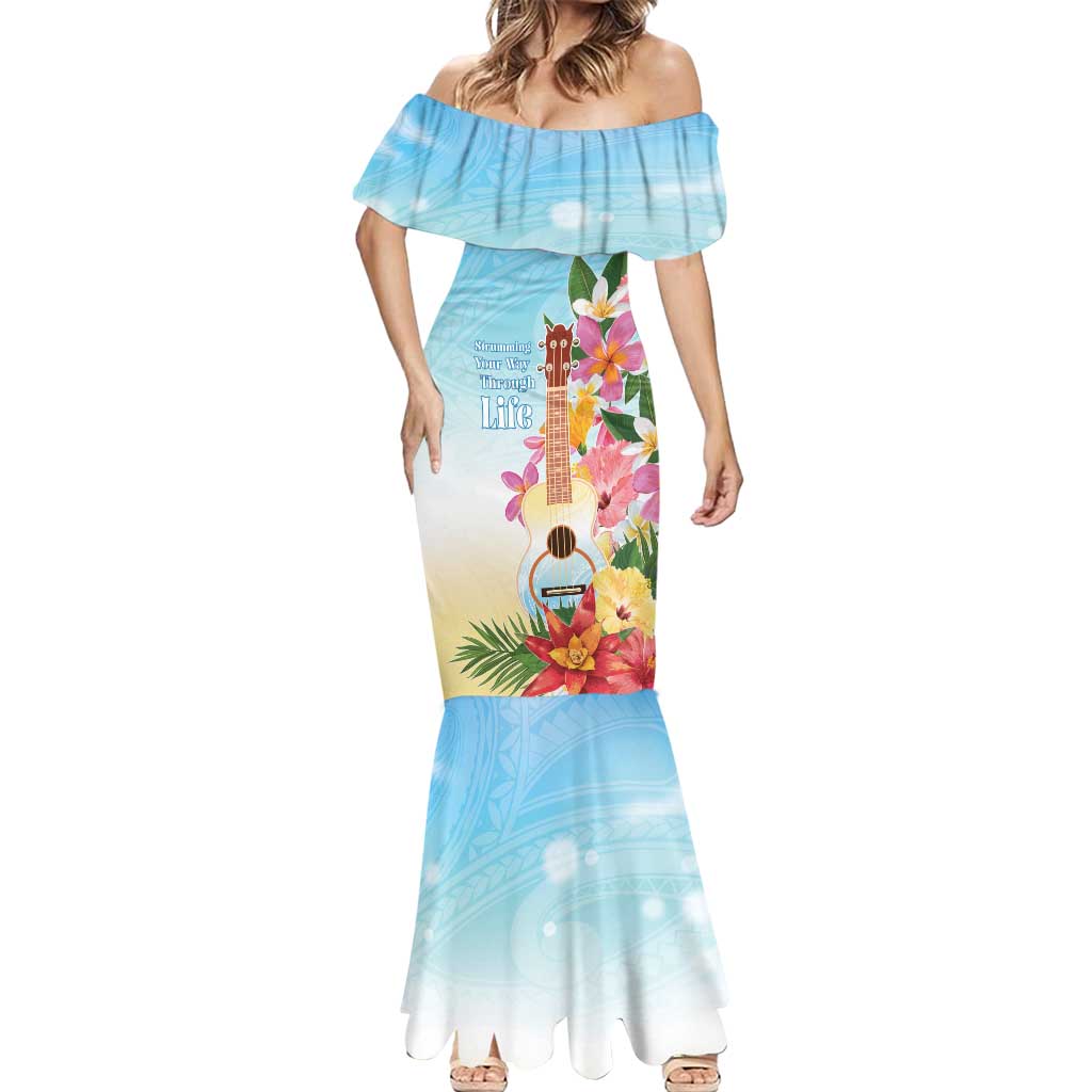 National Ukulele Day Mermaid Dress Tropical Vibe LT05 - Polynesian Pride