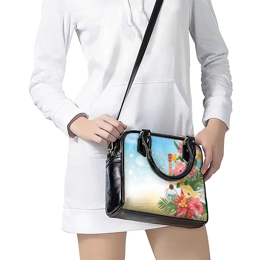 National Ukulele Day Shoulder Handbag Tropical Vibe
