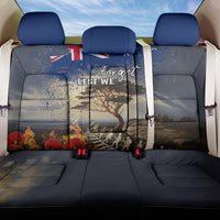 New Zealand ANZAC Day Back Car Seat Cover The Lonesome Pine With Soldier Fern LT05 One Size Blue - Polynesian Pride