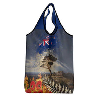 New Zealand ANZAC Day Grocery Bag The Lonesome Pine With Soldier Fern LT05 - Polynesian Pride