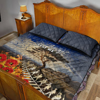 New Zealand ANZAC Day Quilt Bed Set The Lonesome Pine With Soldier Fern LT05 - Polynesian Pride