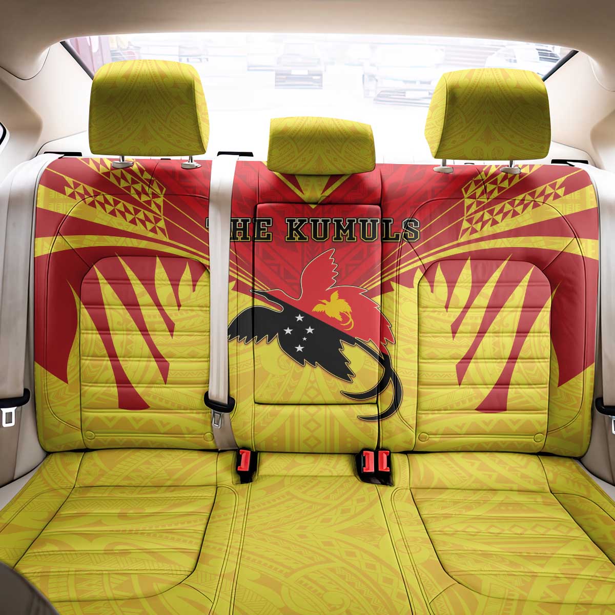 Papua New Guinea Rugby Back Car Seat Cover Kumuls Heritage LT05 - Polynesian Pride