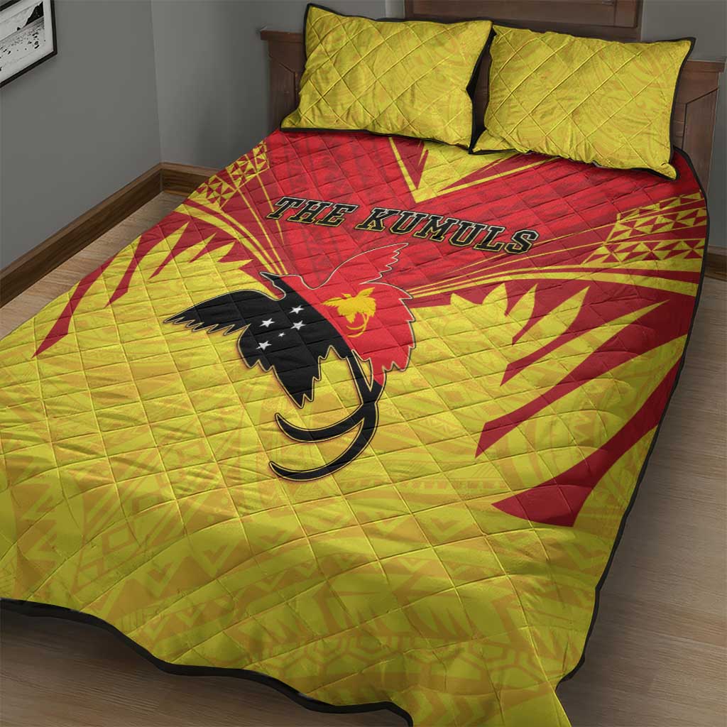 Papua New Guinea Rugby Quilt Bed Set Kumuls Heritage