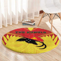 Papua New Guinea Rugby Round Carpet Kumuls Heritage