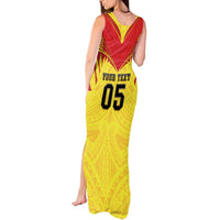 Papua New Guinea Rugby Custom Tank Maxi Dress Kumuls Heritage