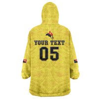 Papua New Guinea Rugby Custom Wearable Blanket Hoodie Kumuls Heritage LT05 - Polynesian Pride