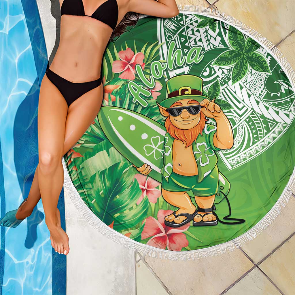 Aloha Hawaii St Patrick's Day Beach Blanket Polynesian Style