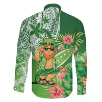 Aloha Hawaii St Patrick's Day Family Matching Mermaid Dress and Hawaiian Shirt Polynesian Style LT05 - Polynesian Pride