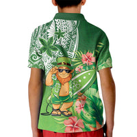 Aloha Hawaii St Patrick's Day Kid Polo Shirt Polynesian Style LT05 - Polynesian Pride
