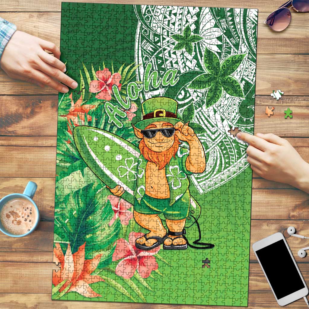 Aloha Hawaii St Patrick's Day Puzzle Polynesian Style